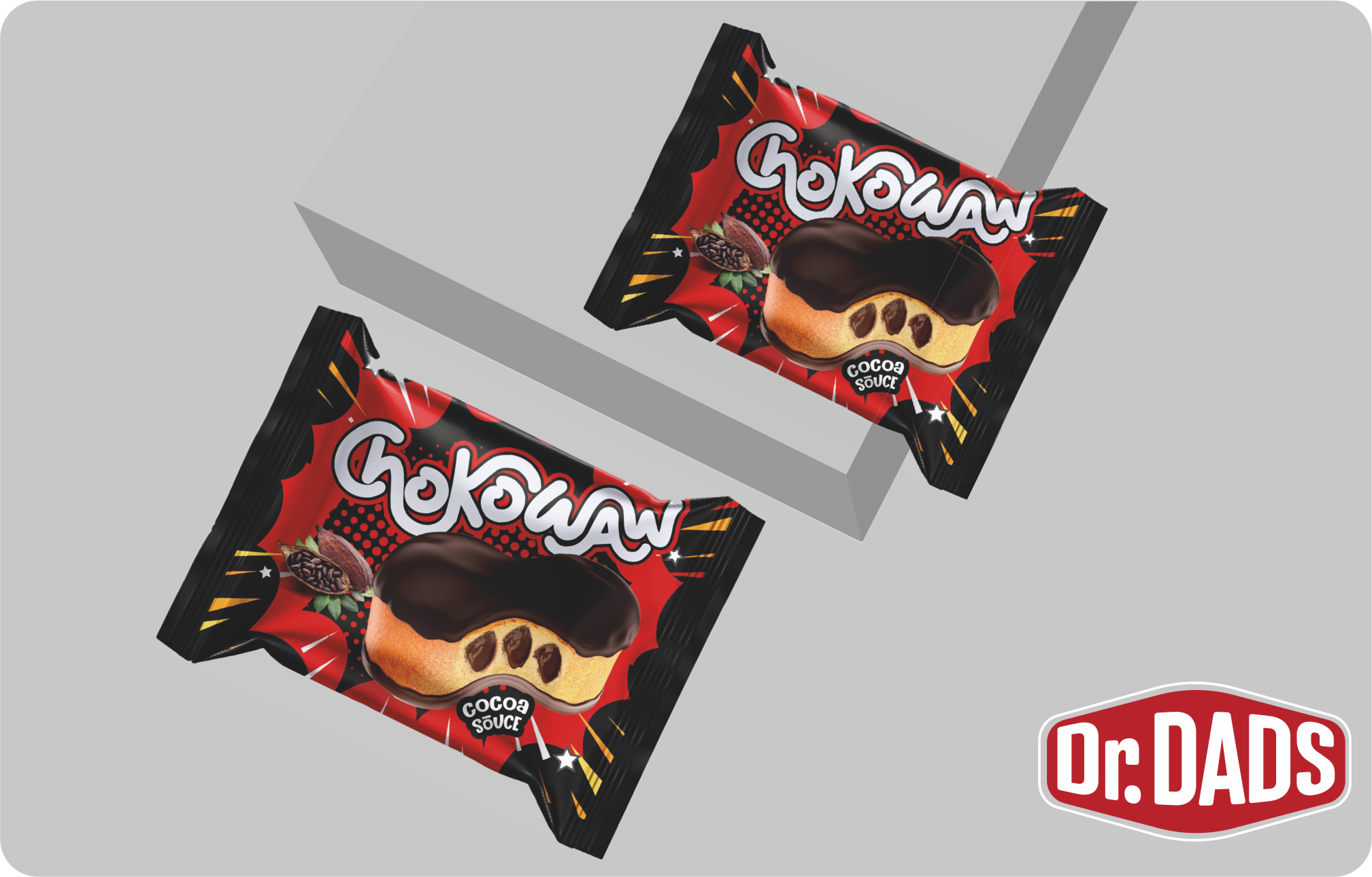 Chokowaw Çikolata Kaplamalı Kakao Aromalı Kek